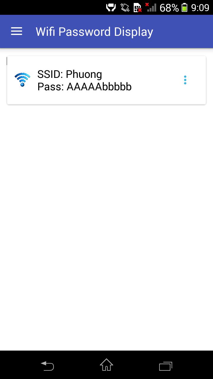 WiFi Password Display (rooted)