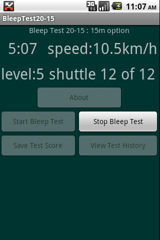 Bleep Test 20-15