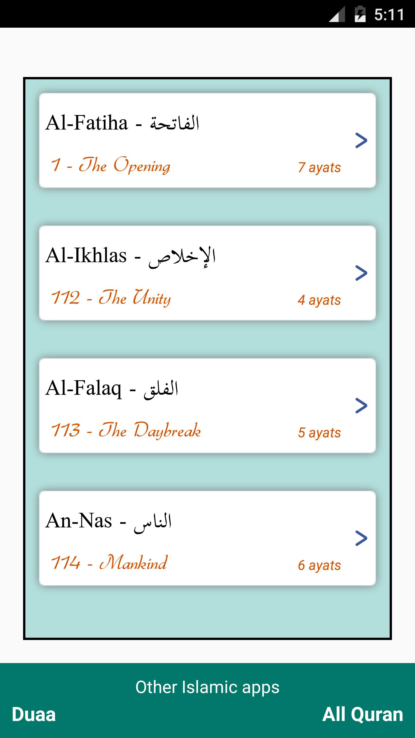 3 "Qul" of Quran