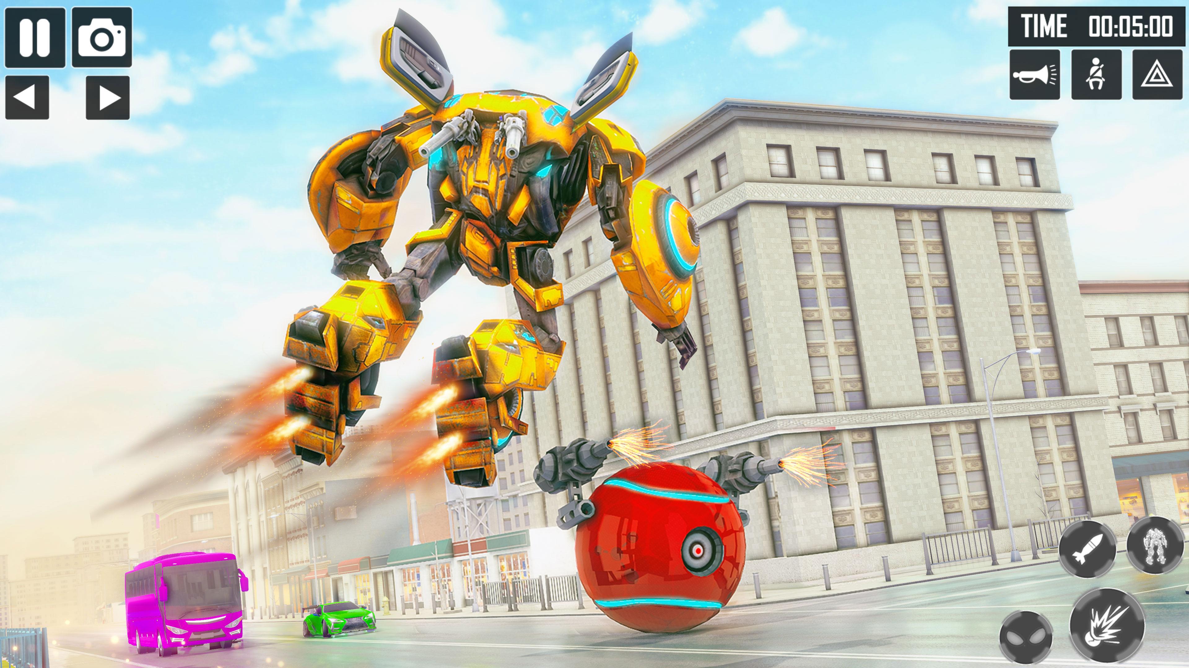 Robot Game, Red Ball Robot 3d
