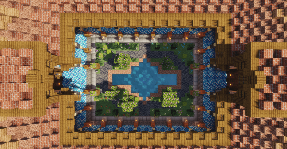 Minecraft Oriental Garden Map Map Oriental Garden Map
