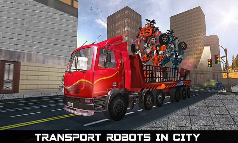 Car Robot Transport Truck