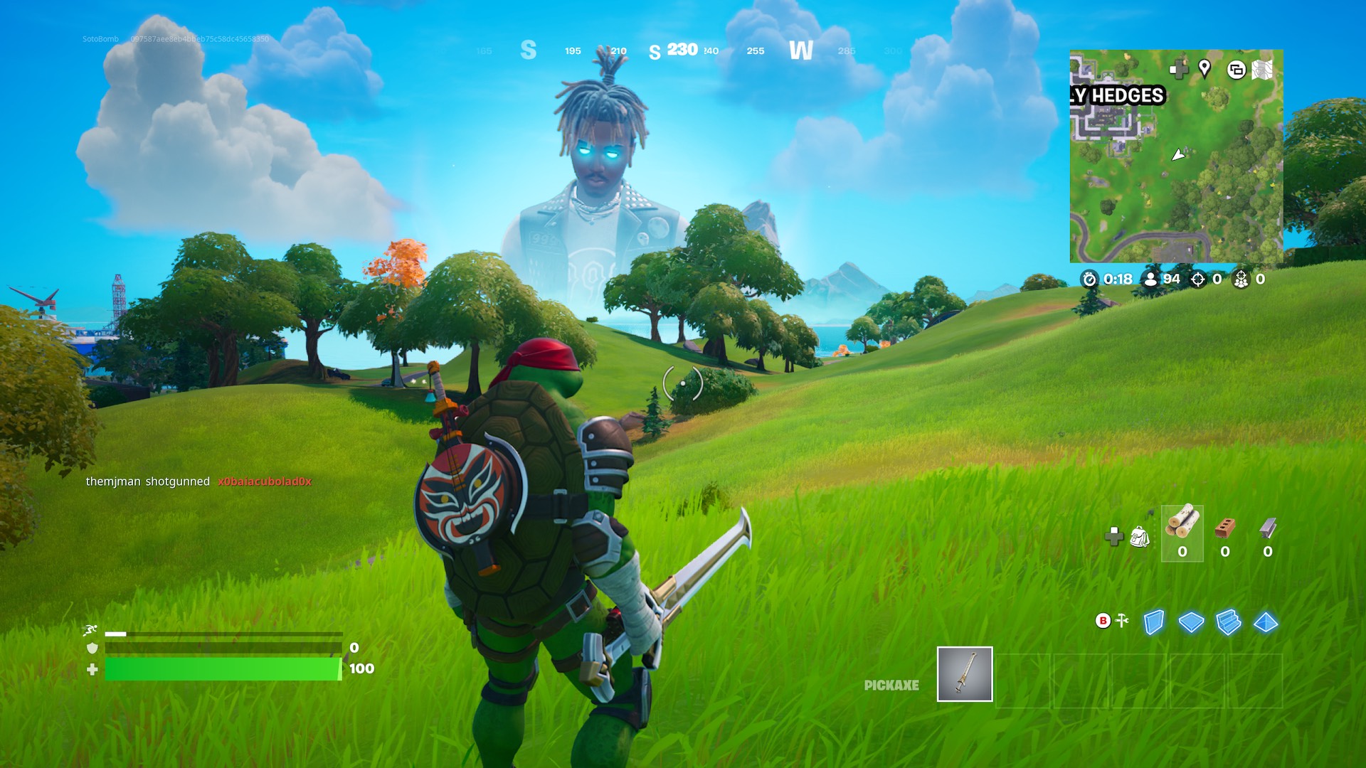 Fortnite의 Juice Wrld는 어디에 있습니까?