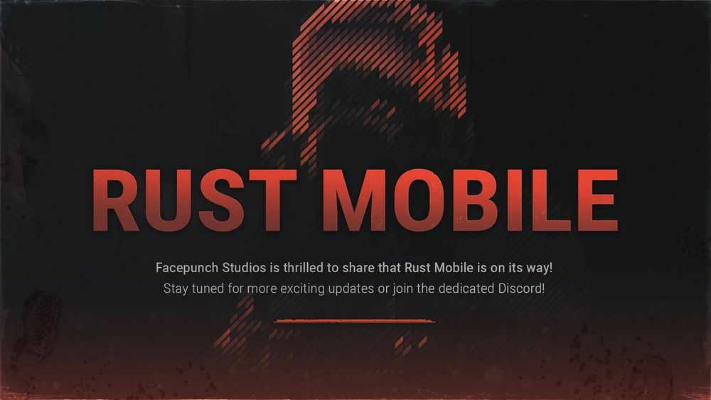 "Rust" Version mobile autorisée officielle de "Rust Mobile" commencera des tests limités au début de 2025
