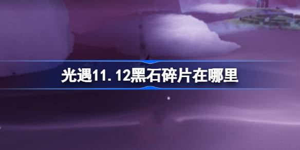 검은 돌 조각은 어디에 있습니까?