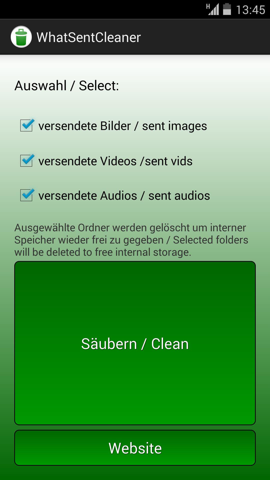 WhatSentCleaner