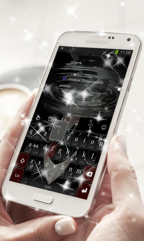 Futuristic Black Keyboard