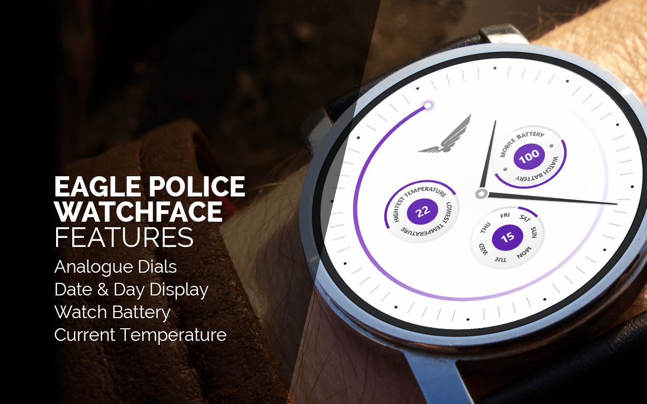 Eagle Police Watch Face