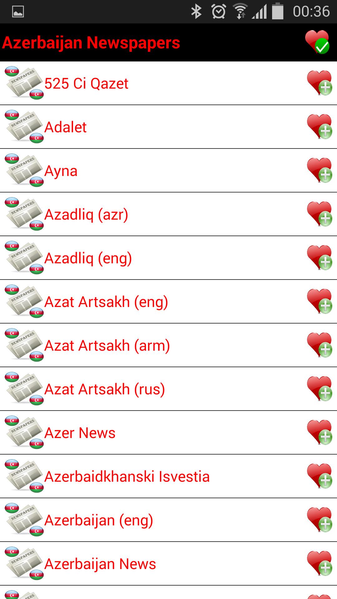 Azerbaijan Newspapers