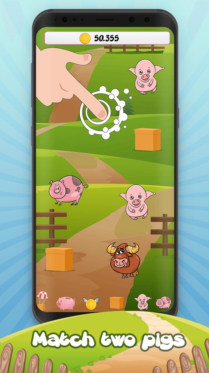 Pig Merge - Clicker Evolution Game
