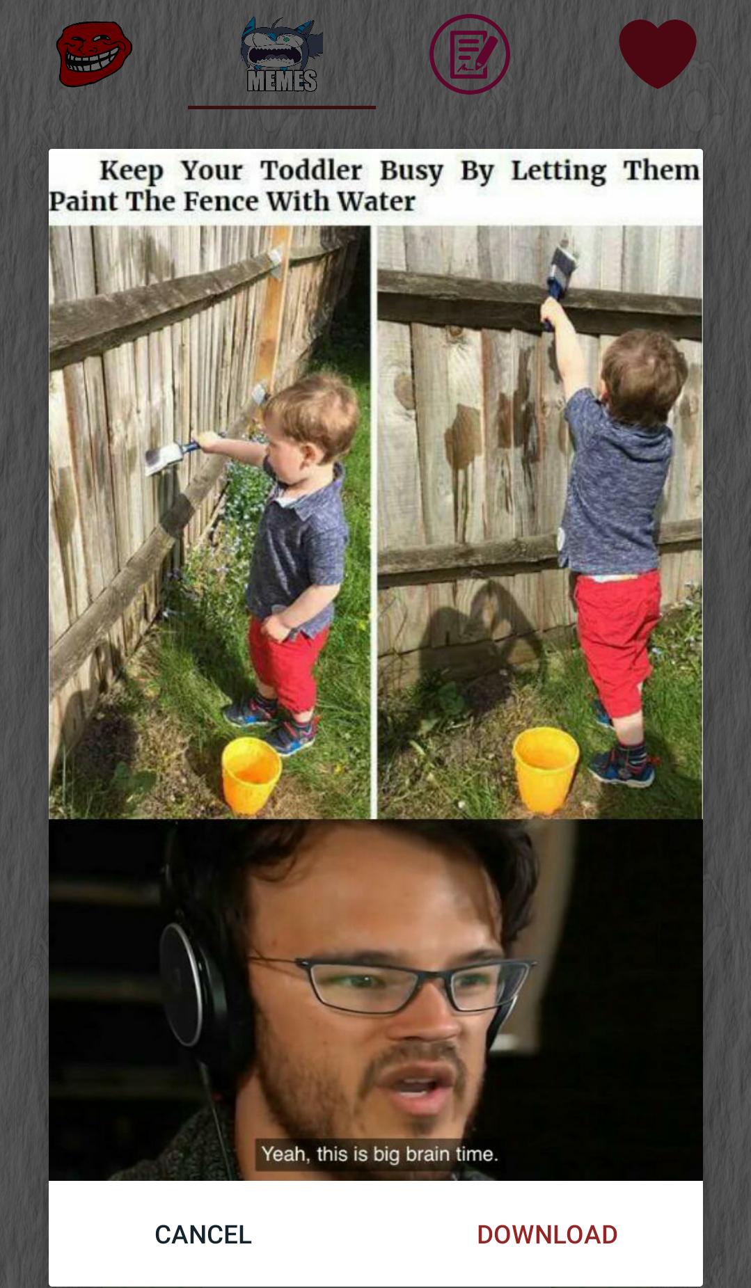 Meme app : Free Crazy Memes, Jokes & Quotes