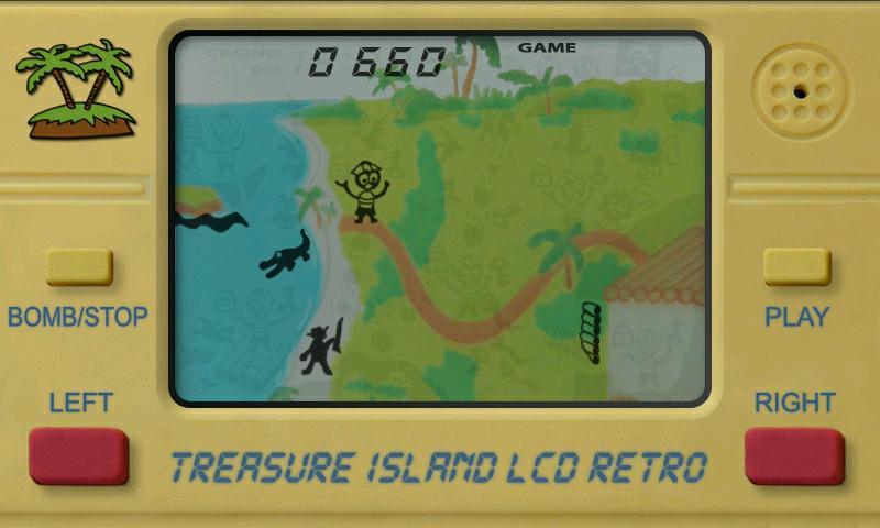 Treasure Island LCD Retro