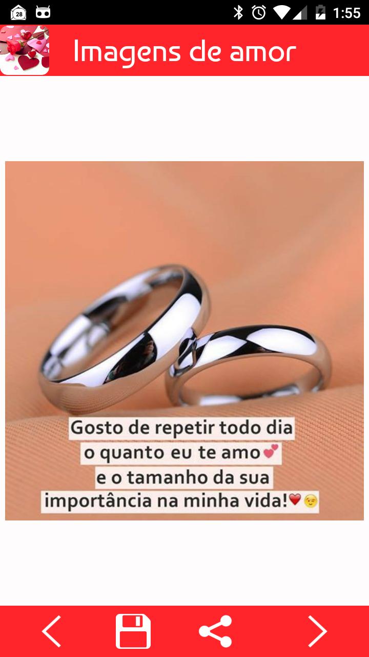 Imagens com frases de amor