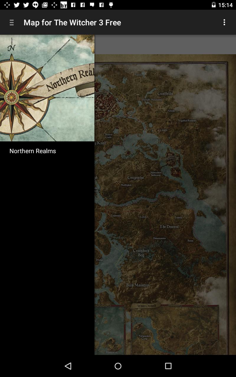 Map for The Witcher 3 Free