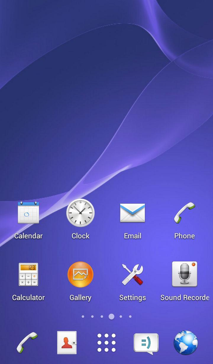 KK Launcher eXperian-Z3 Theme