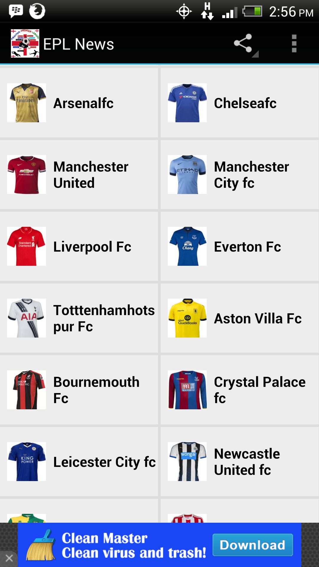 English League (Premier) News