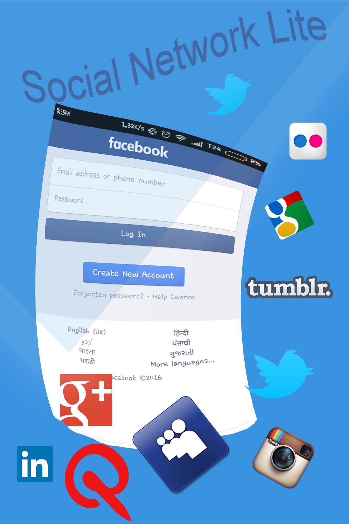 Social Network Lite - Smallest Social Application