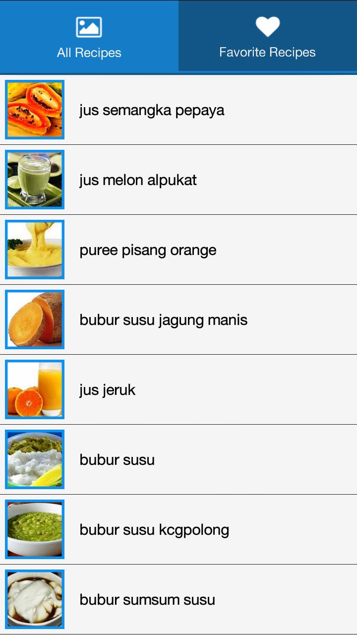 Resep Makanan Untuk Balita