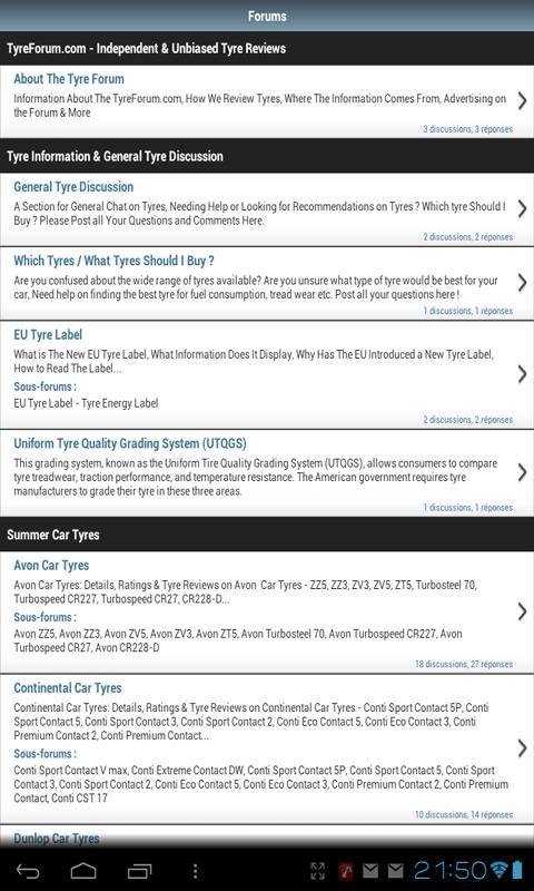 Tyre Reviews & Ratings