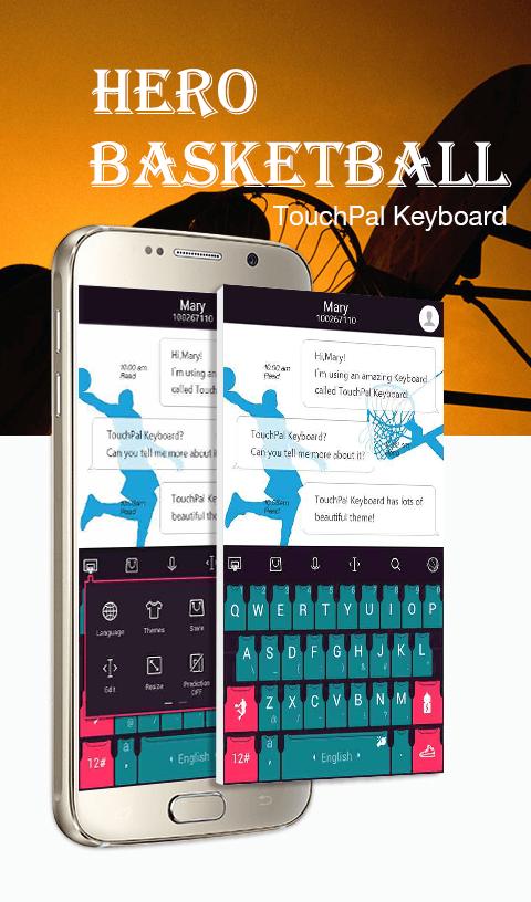 TouchPal Basketball Theme