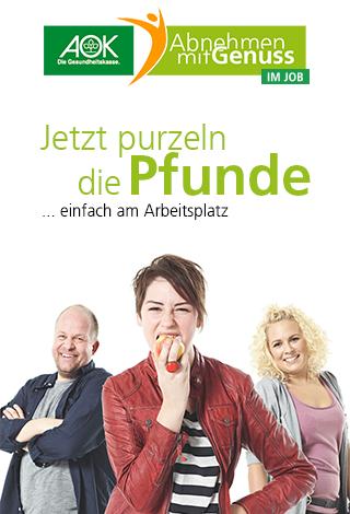 AOK Abnehmen mit Genuss im Job