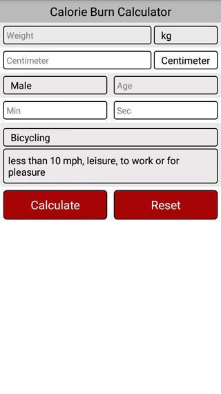 Calorie Burn Calculator