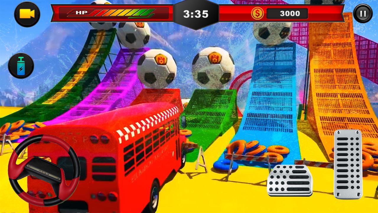 Superheroes Bus Racing Game