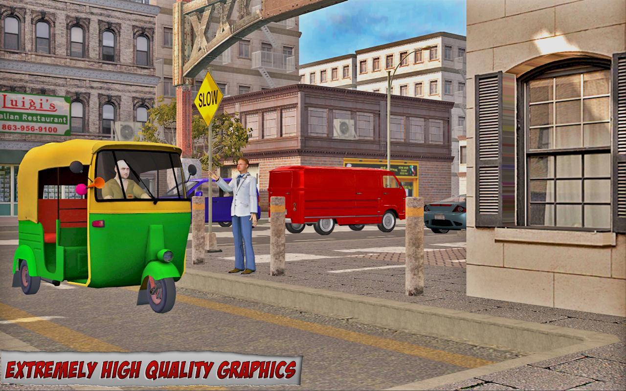 US Rickshaw Driver: Rickshaw Games 2018