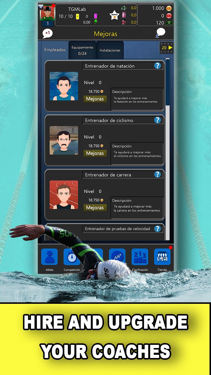 Triathlon Manager RPG