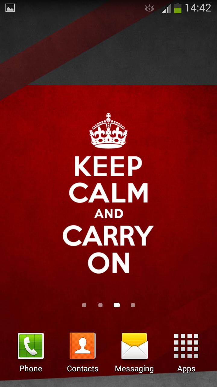 Keep Calm Live Wallpaper