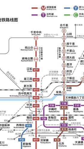 Osaka Subway Map