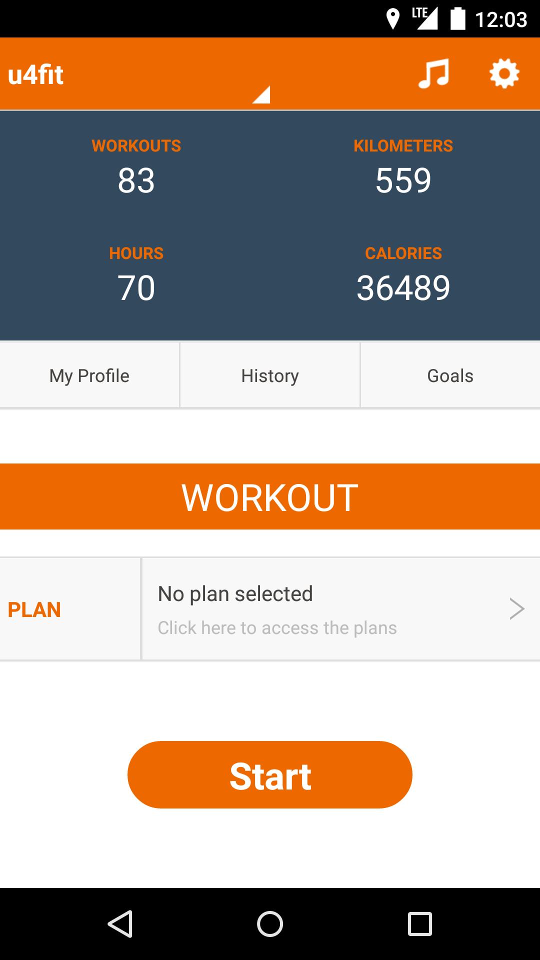 U4FIT - GPS Track Run Walk