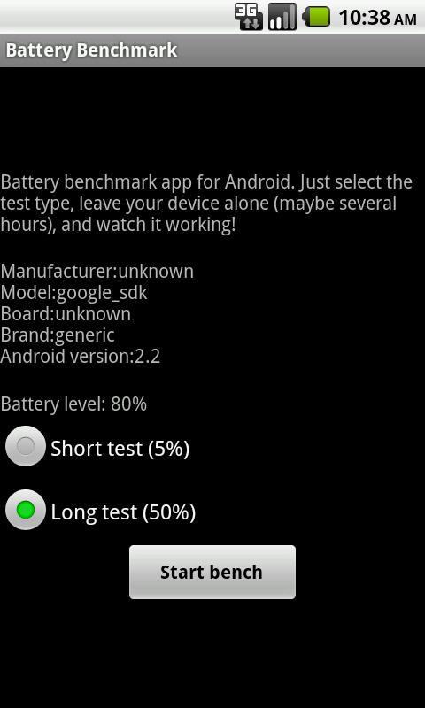 Battery Benchmark