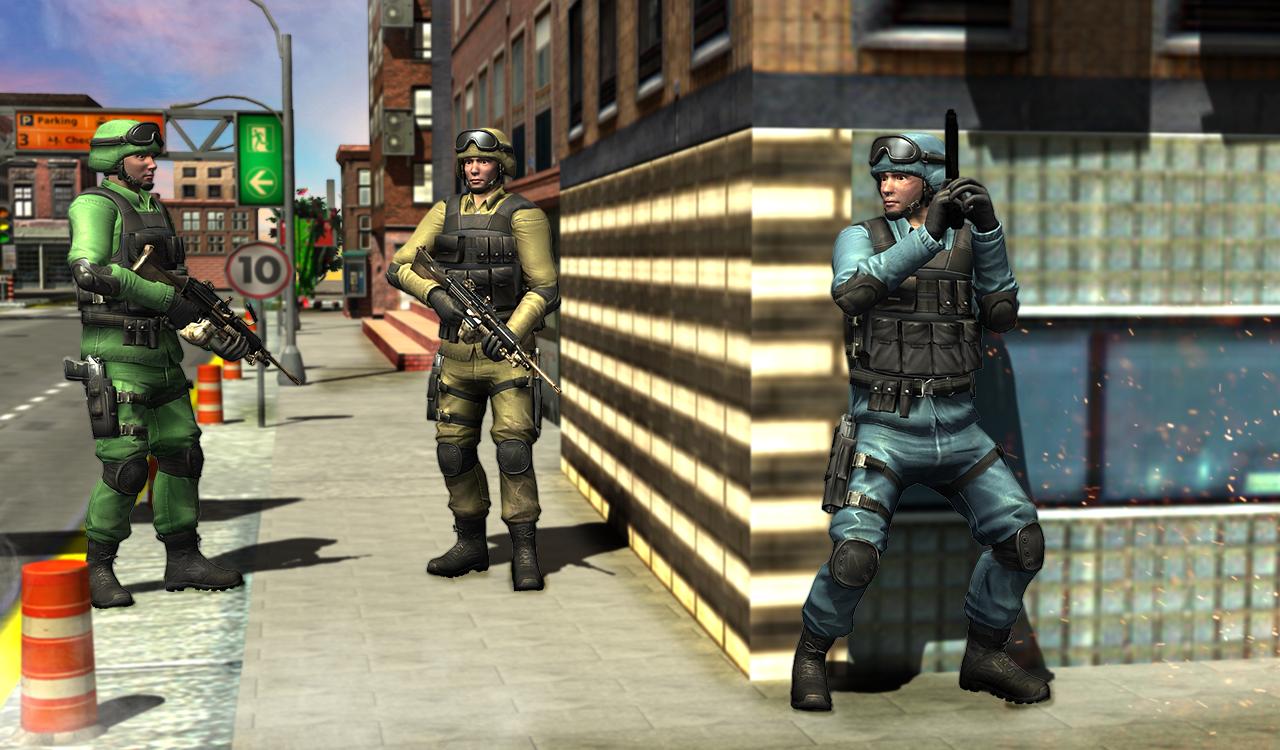 US Army Gun Battle War Combat