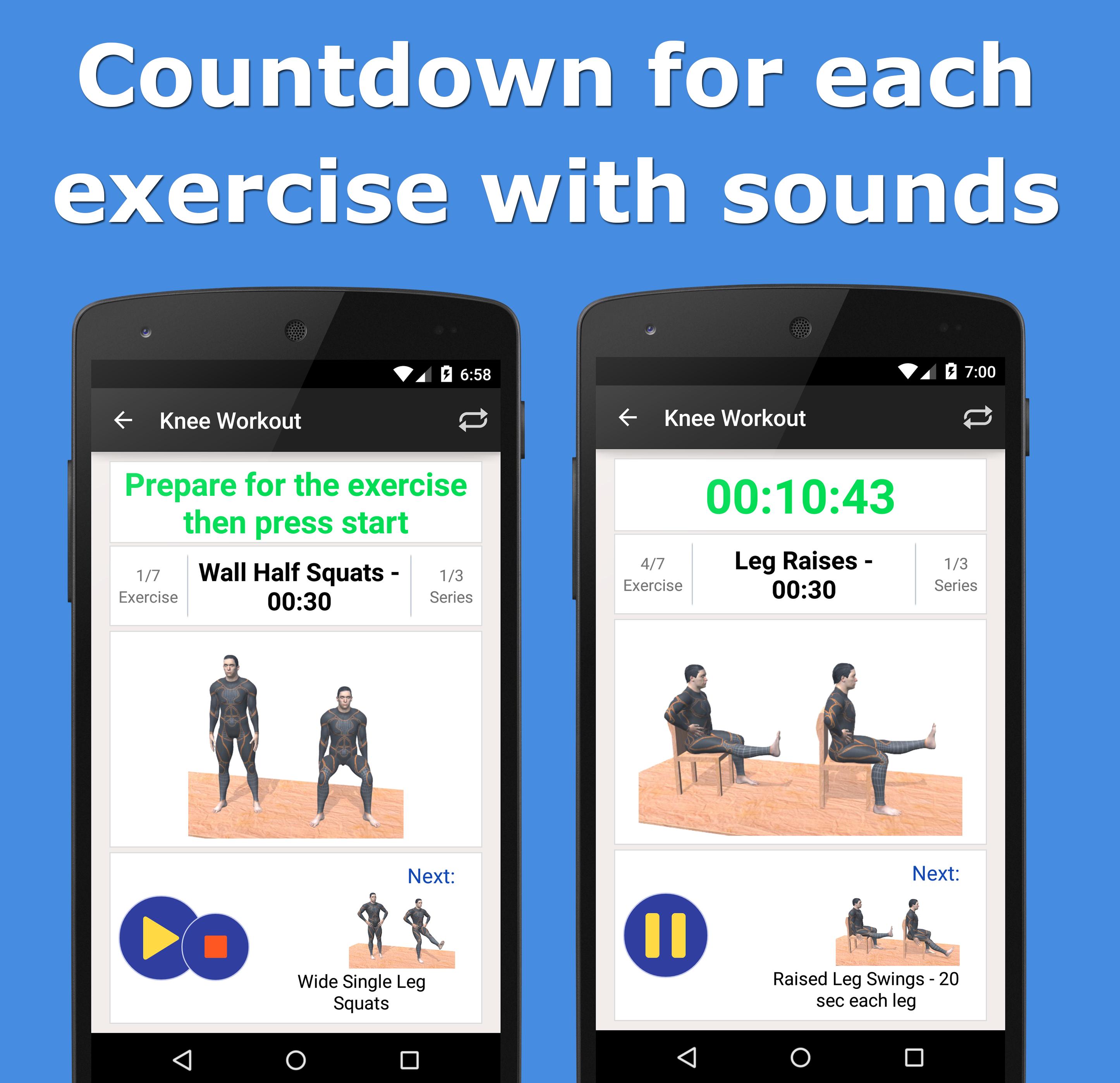 Knee Workout Gymnastics