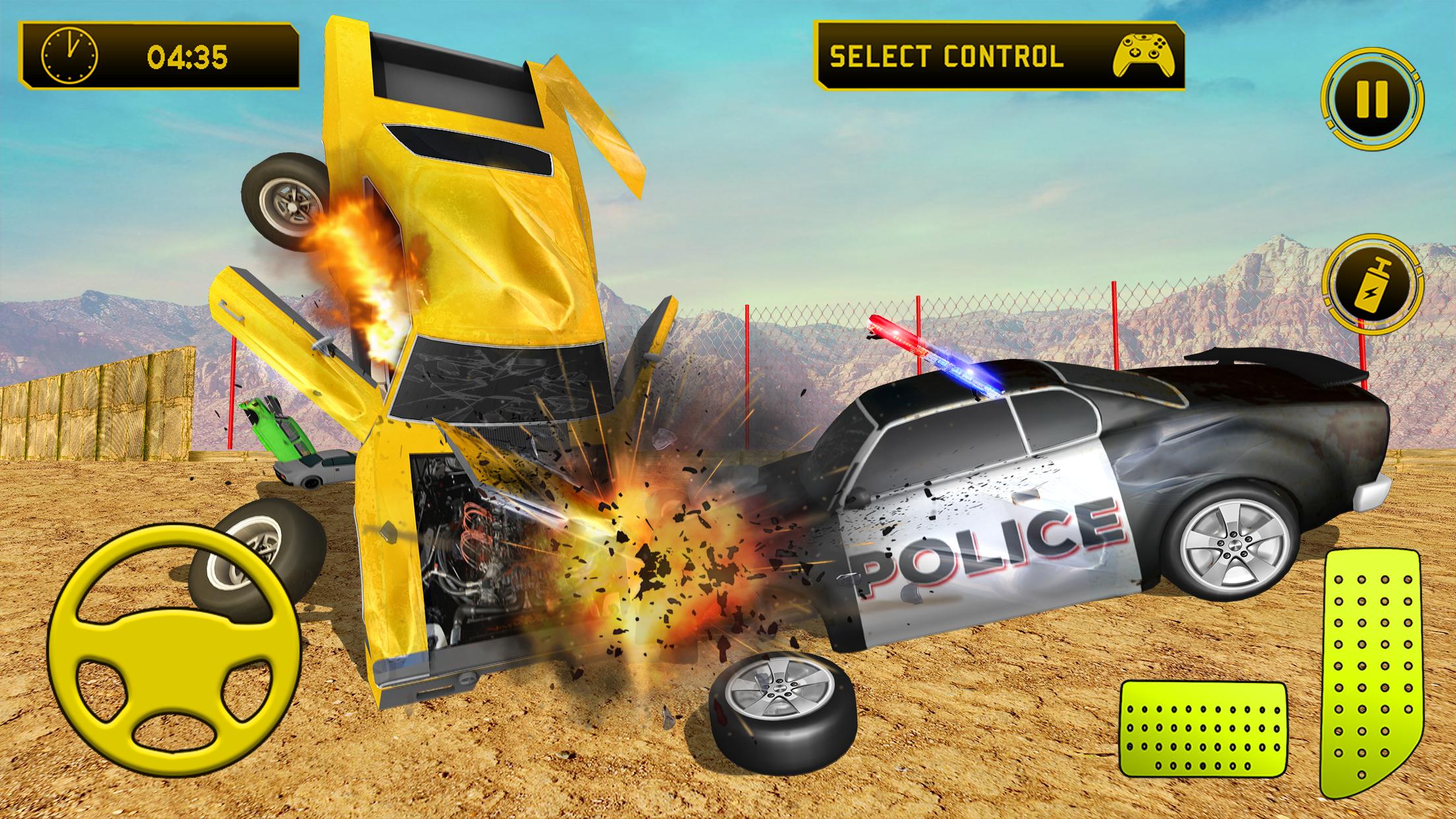 Police Car Crash: Derby Simulator 2019