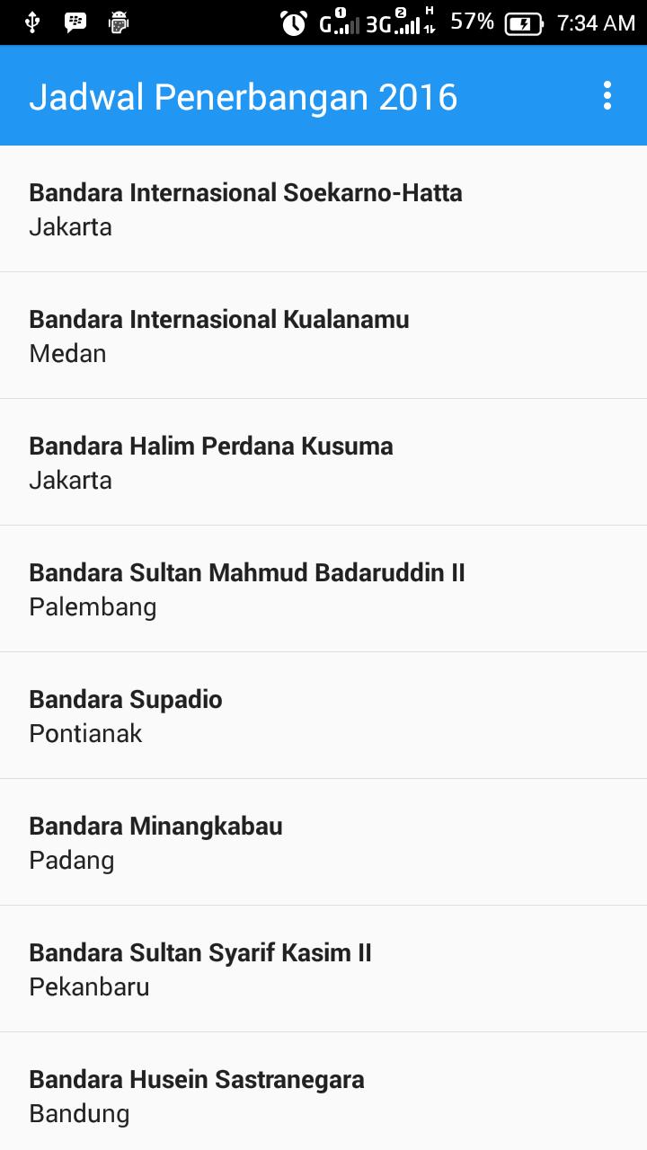 Jadwal Penerbangan