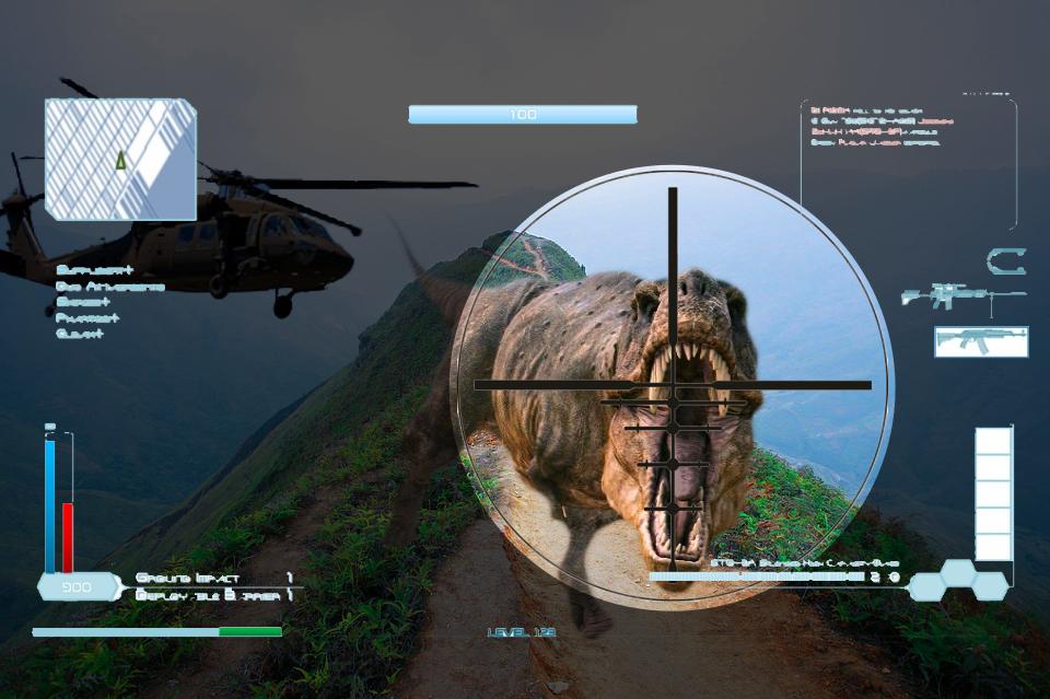 Sniper Shooting Missions: Hunter City Dinosaurs