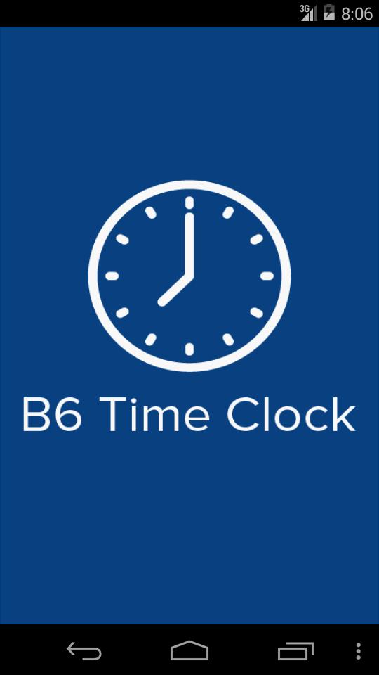 B6 Time Clock