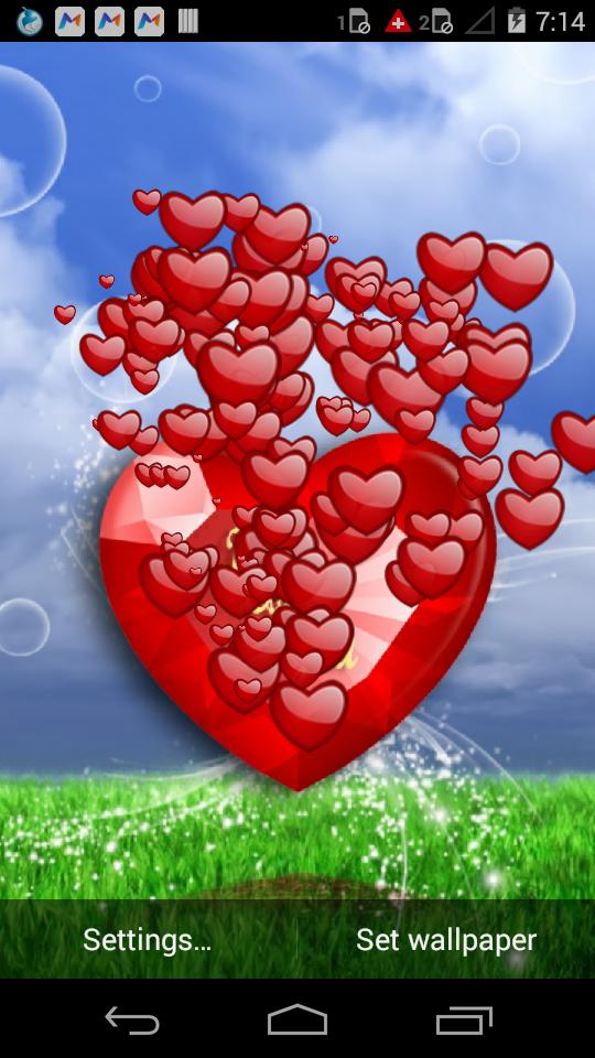 Love touch Live Wallpaper free