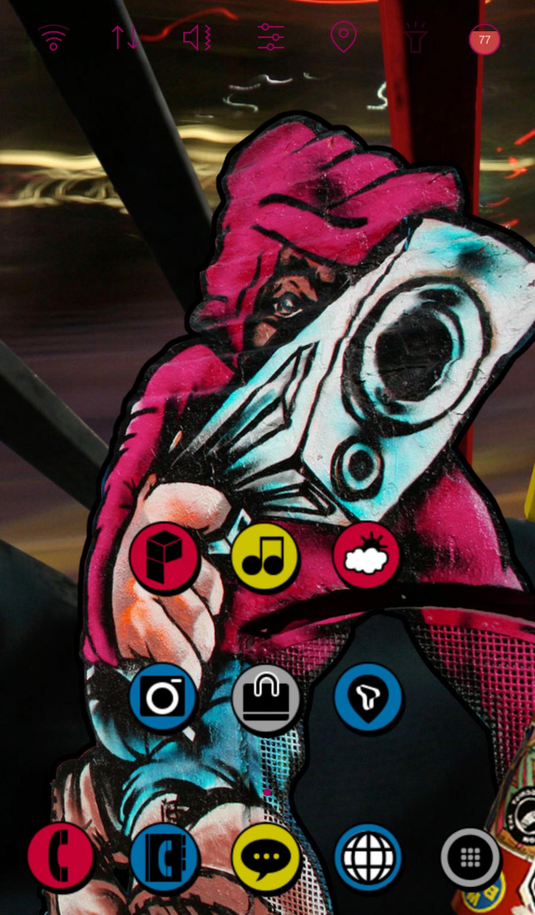 Cool Graffiti Launcher Theme