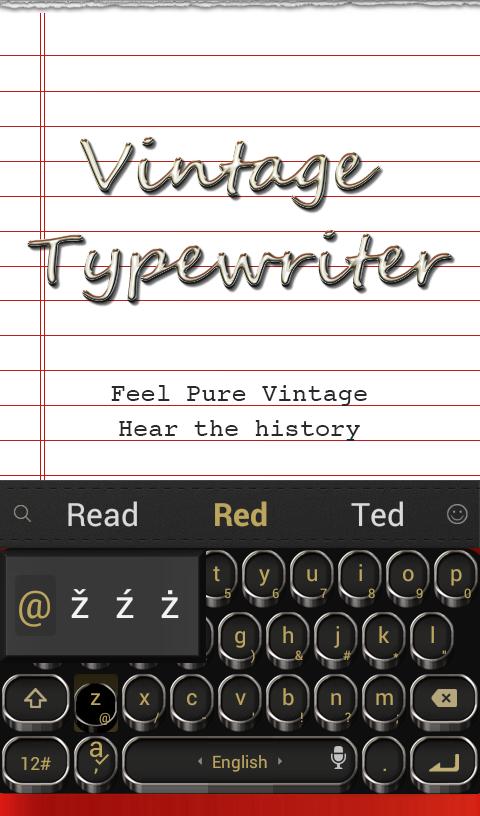 Vintage Typewriter Theme
