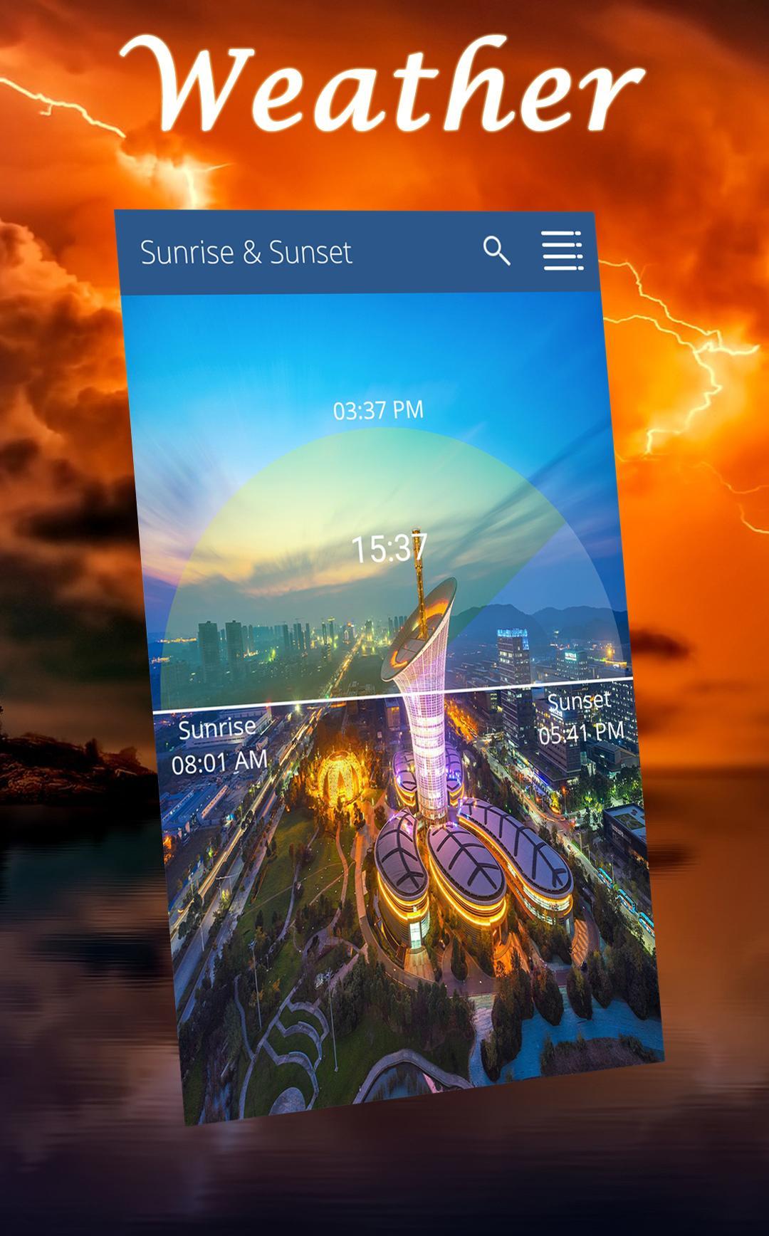Huawei P20 Pro Weather Forecast