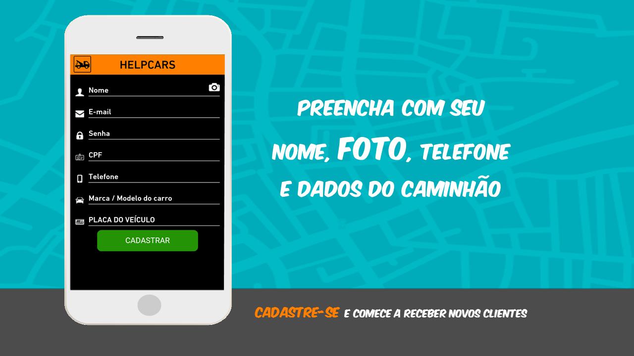 Guincho app para Socorristas