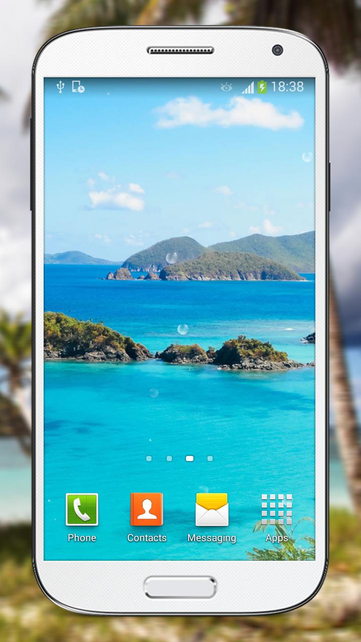 Blue Lagoon Live Wallpaper