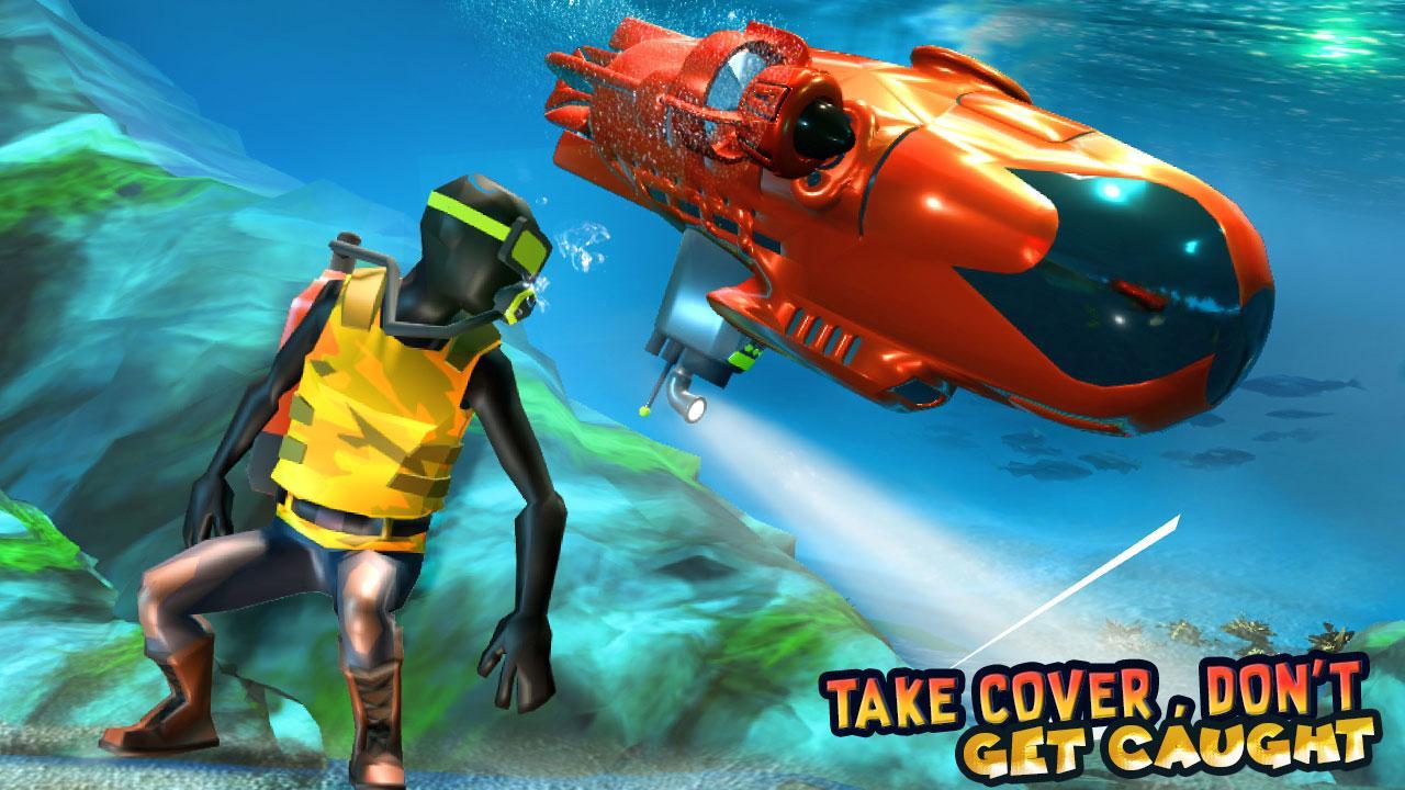 Underwater Rope Hero Stickman