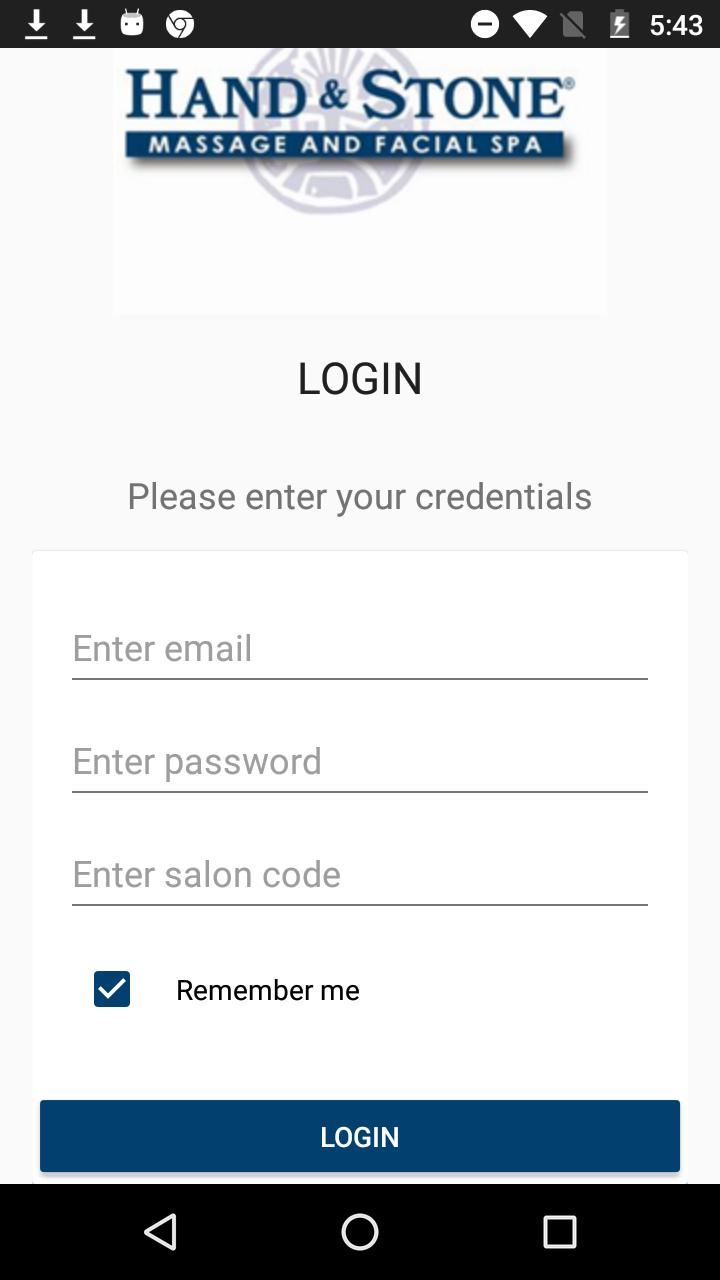 Hand and Stone Intake Form Tex