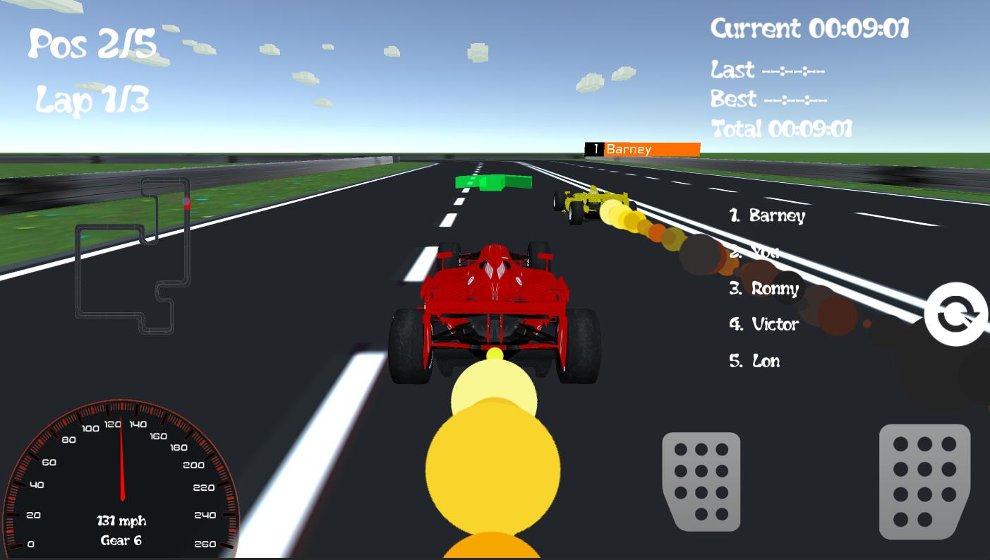 Free Cartoon Formula Racing 3D