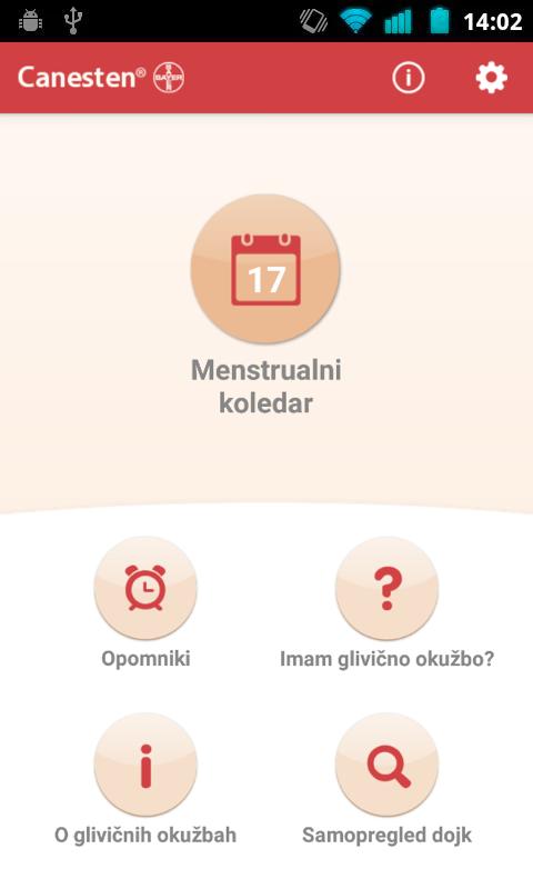 Menstrualni koledar Canesten