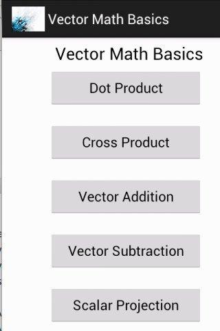 Vector Math Basics